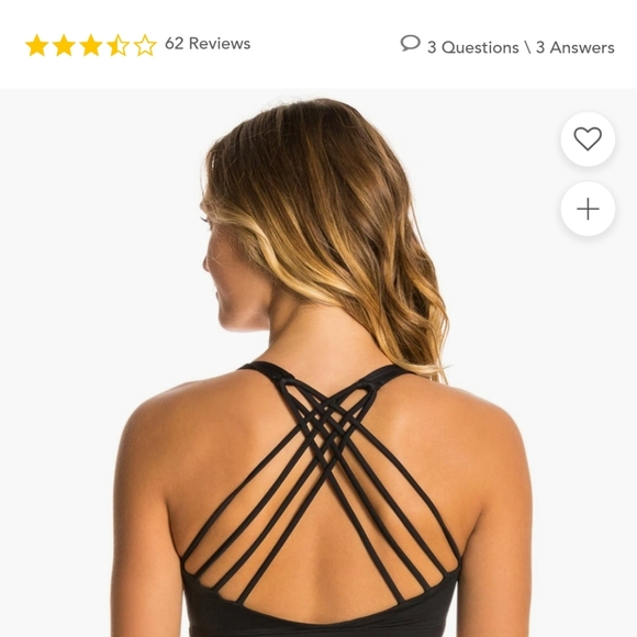 ONZIE BRA SIZE XL IN BLACK - Picture 2 of 8